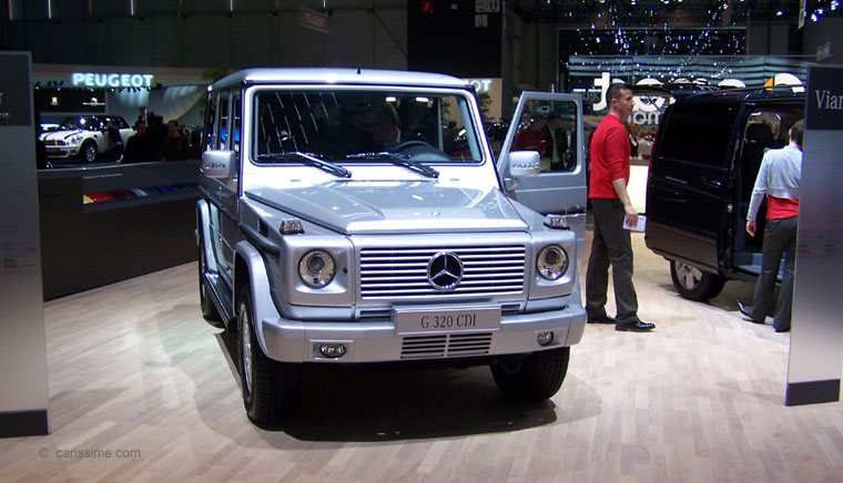 Mercedes Classe G Restylé Salon de Genève 2007