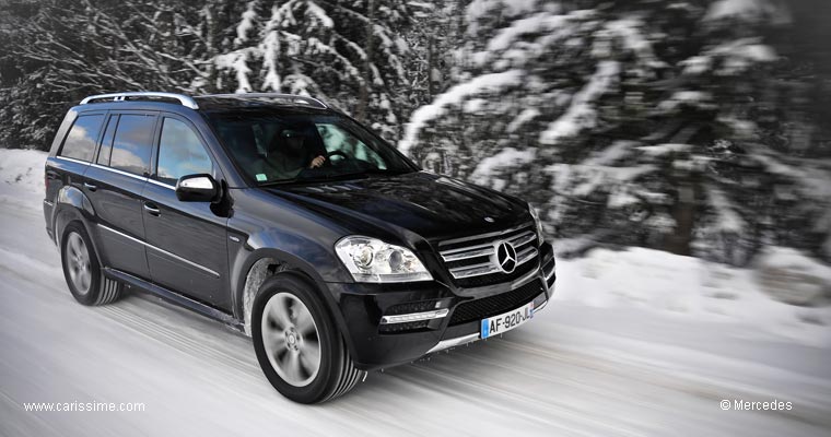 Mercedes GL restylage 2008 essai Megève