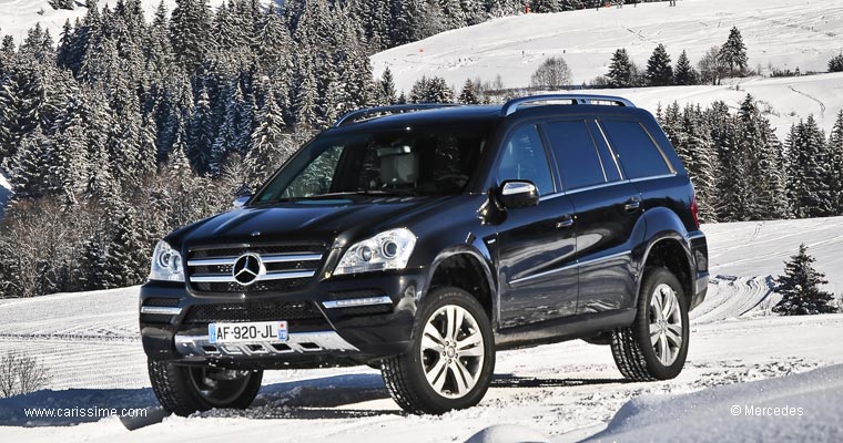 Mercedes GL restylage 2008 essai Megève