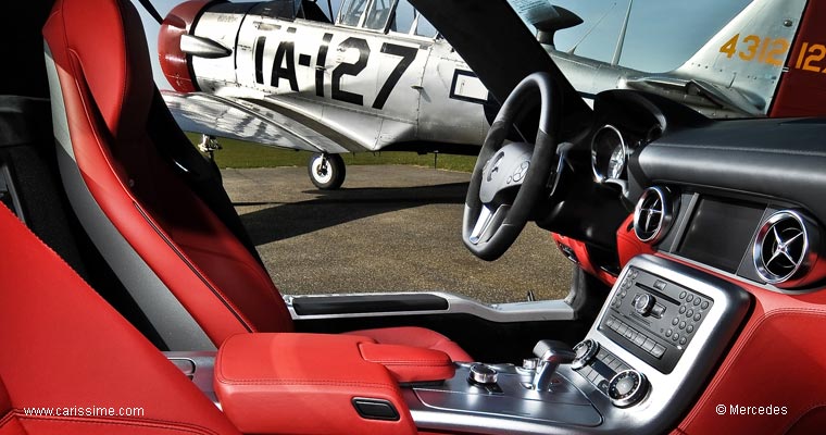 Mercedes SLS AMG aérodrome de la Ferté Alais