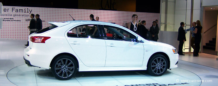 MITSUBISHI LANCER RALLIART SPORTBACK Salon Auto PARIS 2008