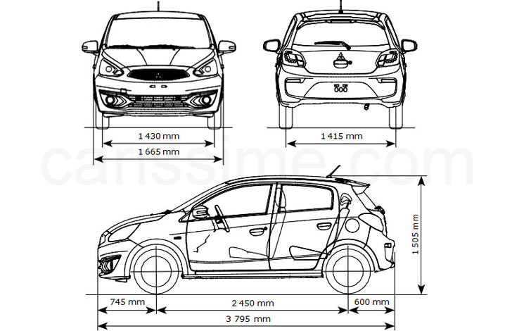 Mitsubishi Space Star citadine polyvalente