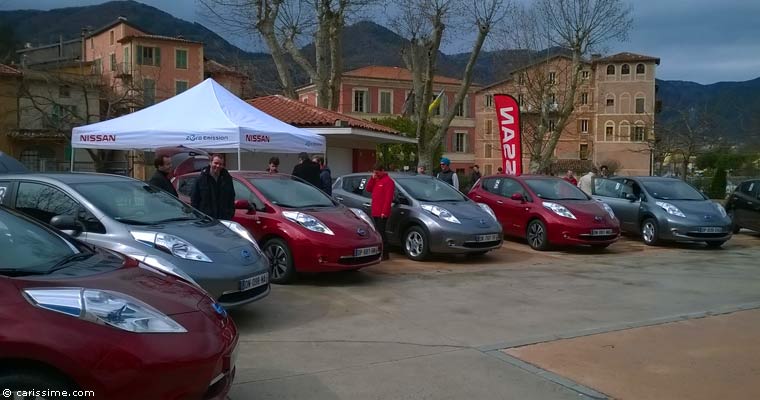 Essai Nissan Leaf 2015 Rallye Electrique au Turini