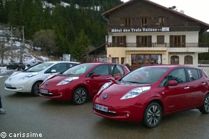 Essai Nissan Leaf 2015 Rallye Electrique au Turini Essai Nissan Leaf 2015 Rallye Electrique au Turini