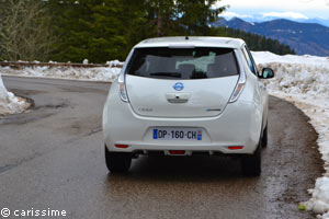 Essai Nissan Leaf 2015 Rallye Electrique au Turini Essai Nissan Leaf 2015 Rallye Electrique au Turini