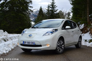 Essai Nissan Leaf 2015 Rallye Electrique au Turini