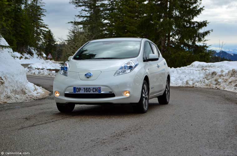 Essai Nissan Leaf 2015 Rallye Electrique au Turini