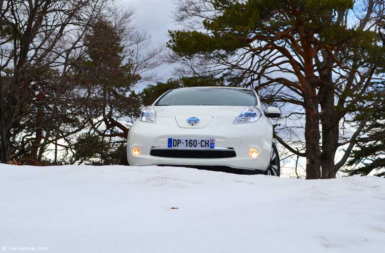 Essai Nissan Leaf 2015 Rallye Electrique au Turini