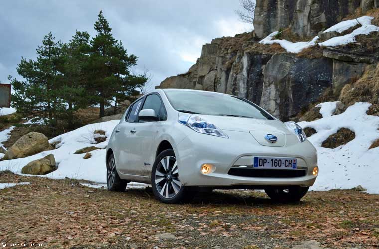 Essai Nissan Leaf 2015 Rallye Electrique au Turini