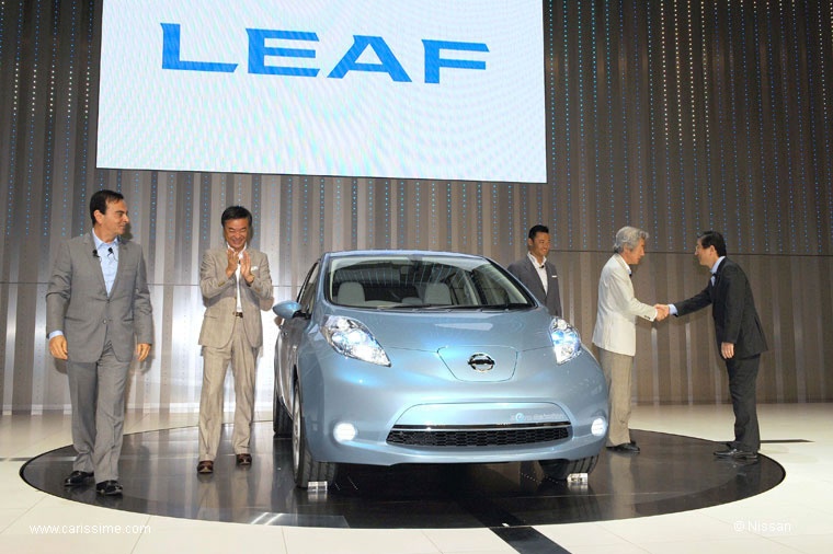 NISSAN LEAF YOKOHAMA JUILLET 2009