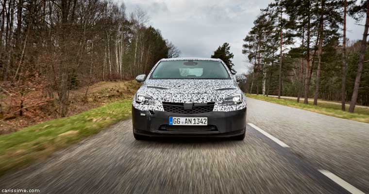 Essai Opel Astra 5 2015 - Prototype