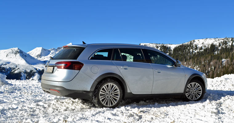 Essai Opel 4x4 Insigna Country Tourer Neige