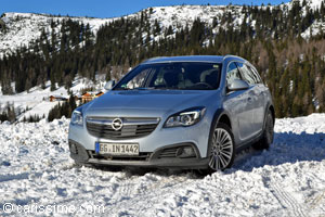 Essai Opel 4x4 Insigna Country Tourer Neige