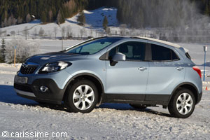 Essai Opel 4x4 Mokka SUV Neige