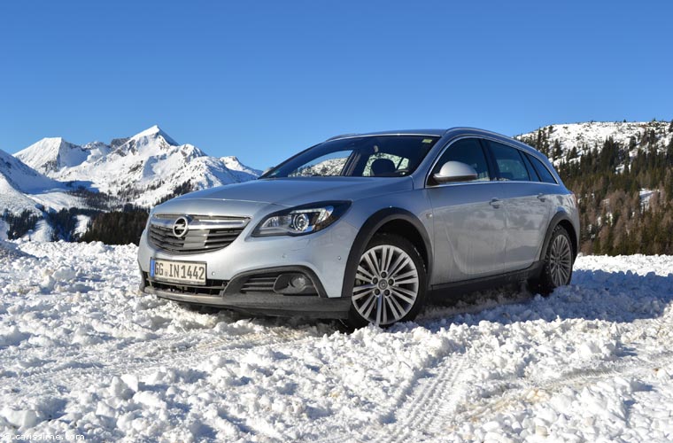 Essai Opel 4x4 Insigna Country Tourer Neige