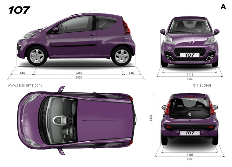 Peugeot 107 Restylage 2012