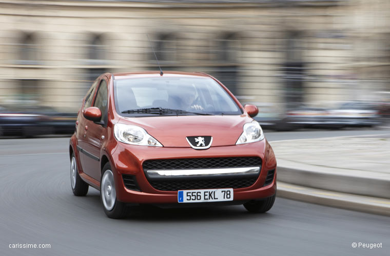 La Peugeot 107 restylée à partir de 9.700€