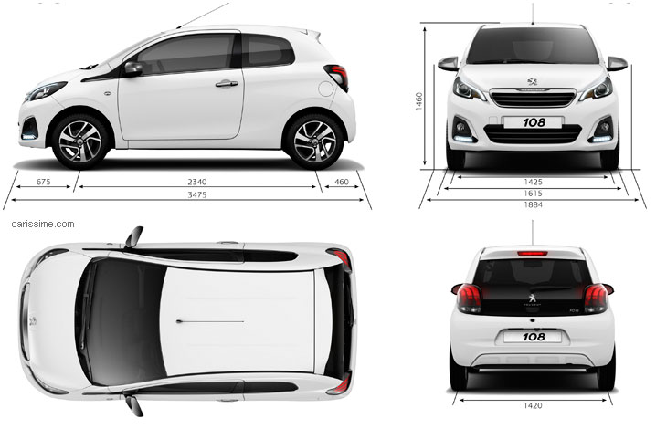 Peugeot 108 Mini Citadine 2014