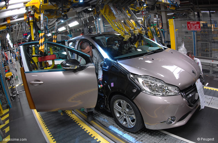 Peugeot 208 Montage Usine de Poissy