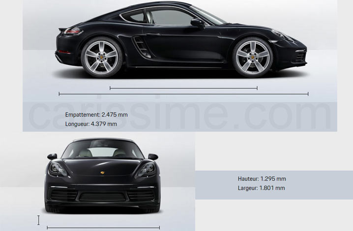 Dimensions Porsche 718 Dimensions Porsche 718