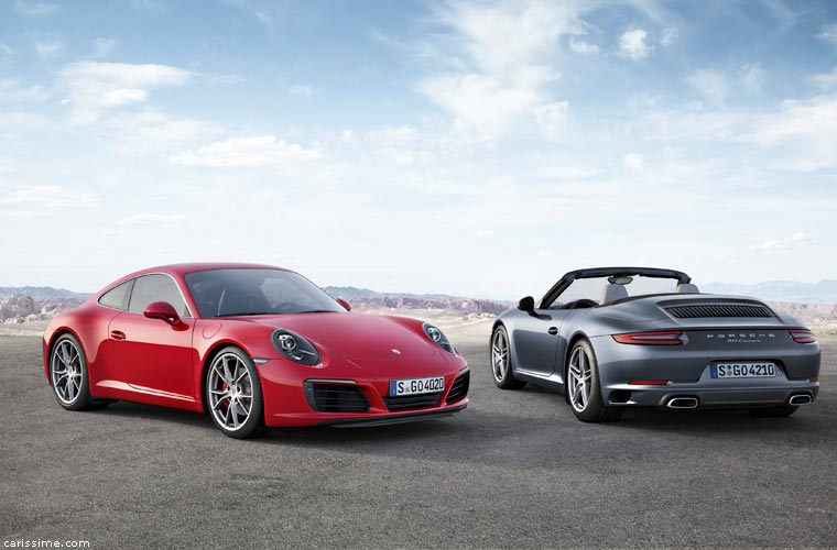 Porsche 911 7 Carrera Coupé et Cabriolet 2015