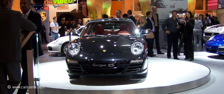 PORSCHE 911 TARGA Salon Auto PARIS 2008