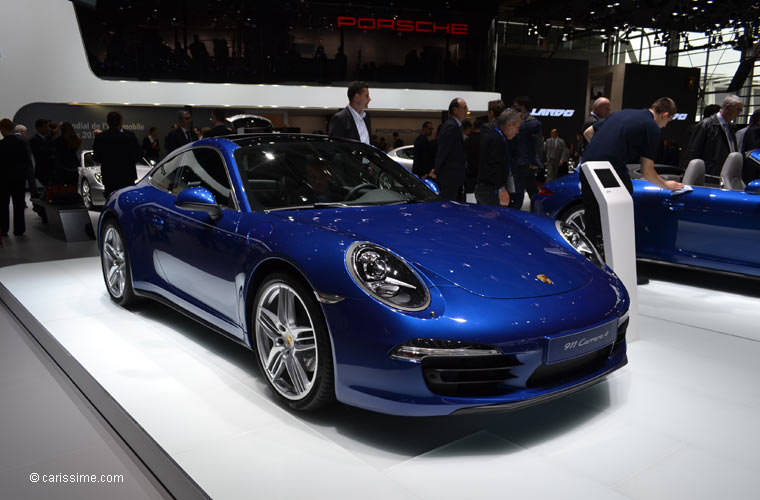 Porsche Carrera 4 au Salon Automobile de Paris 2012