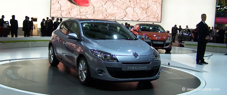 RENAULT MEGANE 3 Salon Auto PARIS 2008