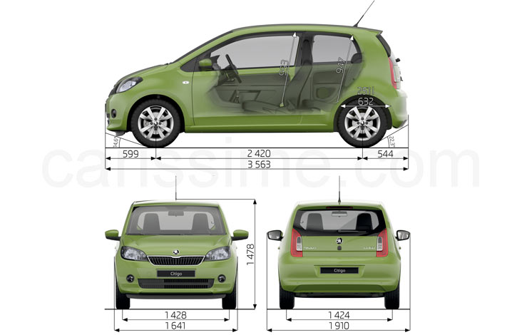 Skoda Citigo Voiture Ctadine 2012