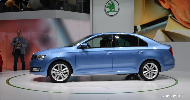 Skoda Rapide au Salon Automobile de Paris 2012