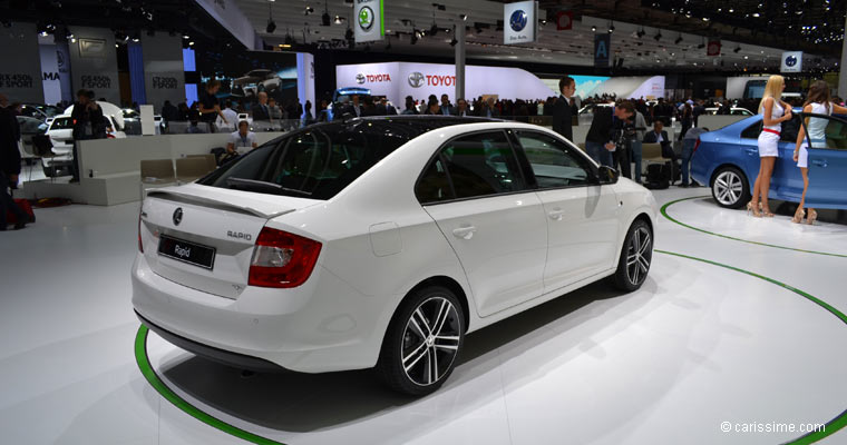 Skoda Rapide au Salon Automobile de Paris 2012