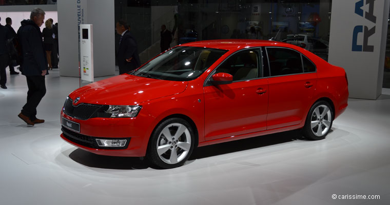 Skoda Rapide au Salon Automobile de Paris 2012