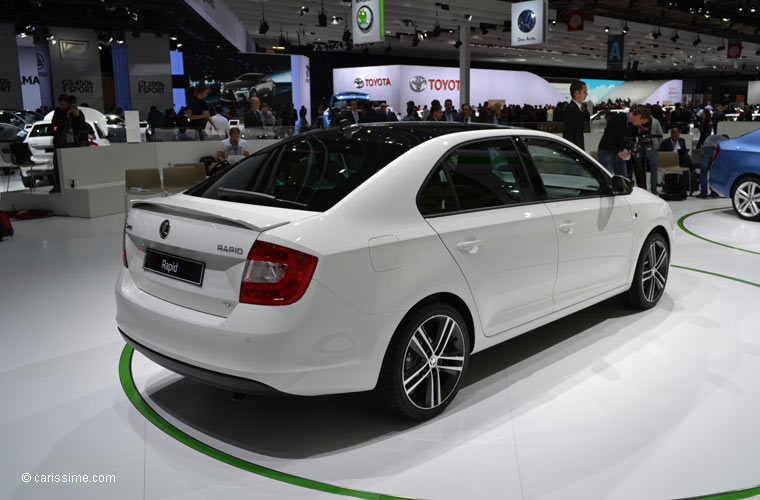 Skoda Rapide au Salon Automobile de Paris 2012