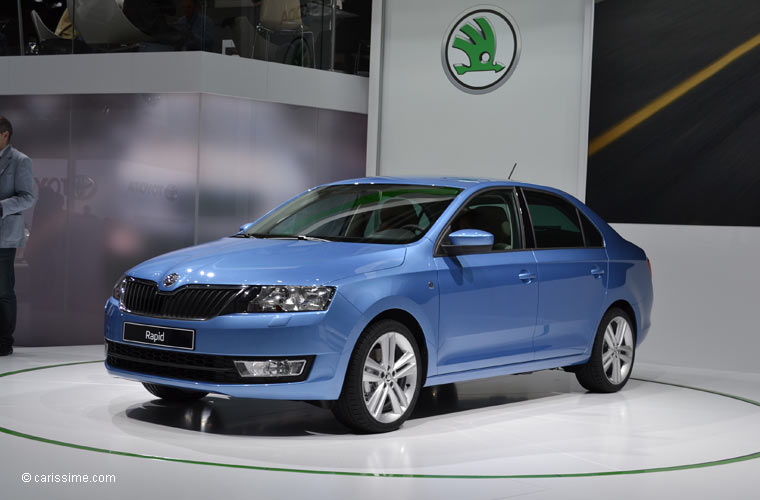 Skoda Rapide au Salon Automobile de Paris 2012