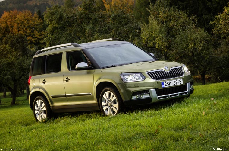 Skoda Yeti Restylage 2014