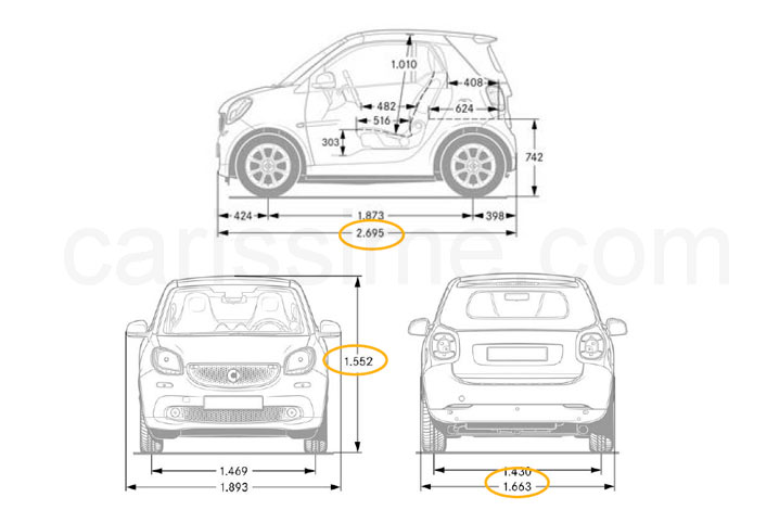 Smart 3 Cabrio 2016