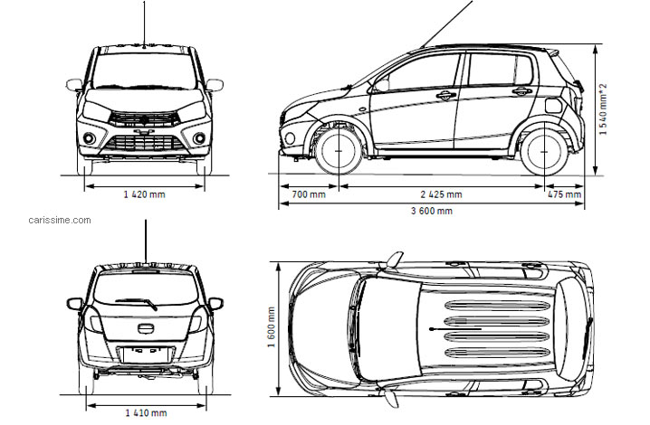 Suzuki Celerio Voiture Citadine 2015