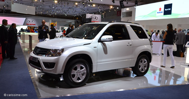 Suzuki Grand Vitara Restylage au Salon Automobile de Paris 2012