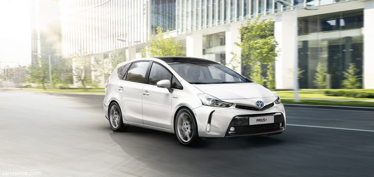 Toyota Prius + Hybride 2015 restylage