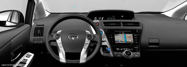 Toyota Prius + Hybride 2015 restylage Toyota Prius + Hybride 2015 restylage