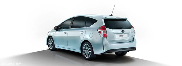 Toyota Prius + Hybride 2015 restylage