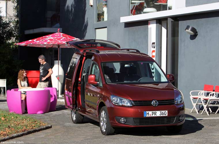 Volkswagen Caddy restylage 2010 Ludospace