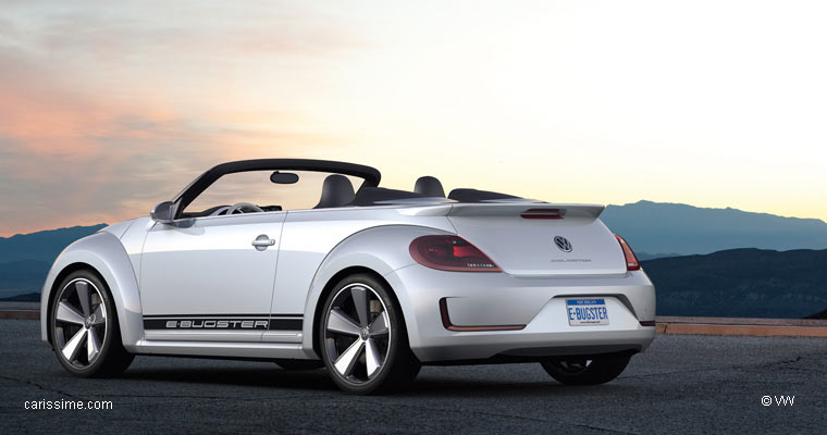 Volkswagen E-Bugster Cabriolet Concept Pékin 2012