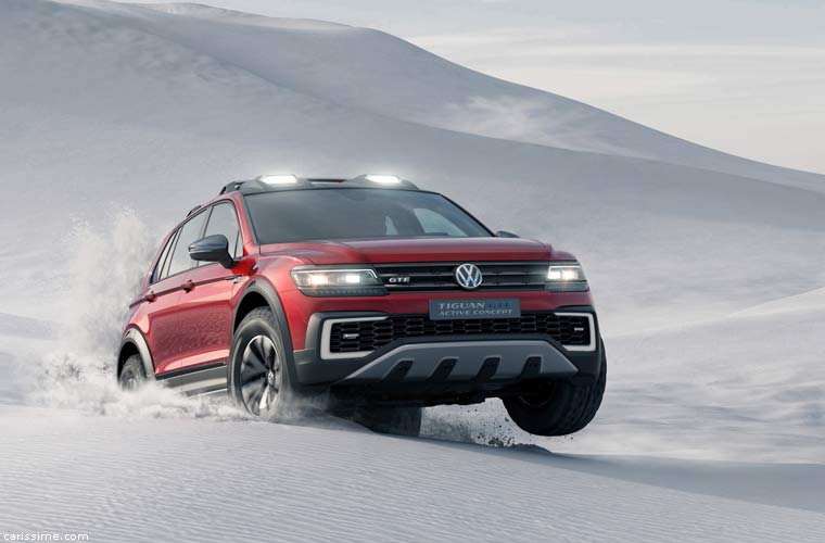 Volkswagen Tiguan GTE Concept Detroit 2016