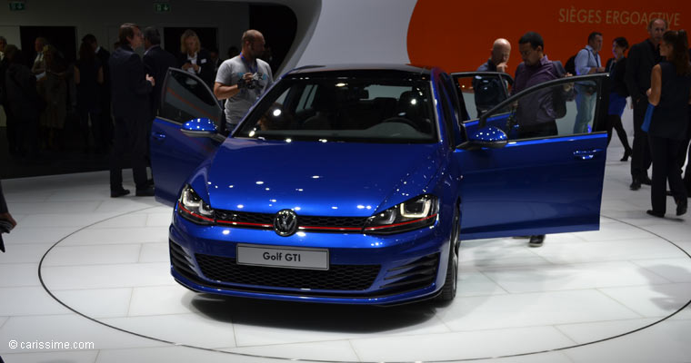 Volkswagen Golf GTI au Salon Automobile de Paris 2012