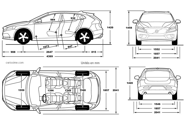 Volvo V40 Voiture Compacte 2012 Volvo V40 Voiture Compacte 2012